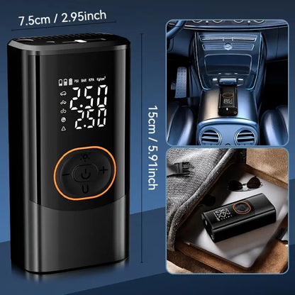 Portable Air Compressor with Digital Gauge