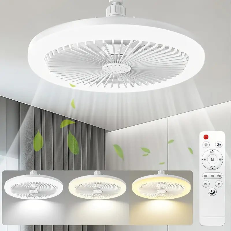 2-in-1 LED Ceiling Fan with Light
