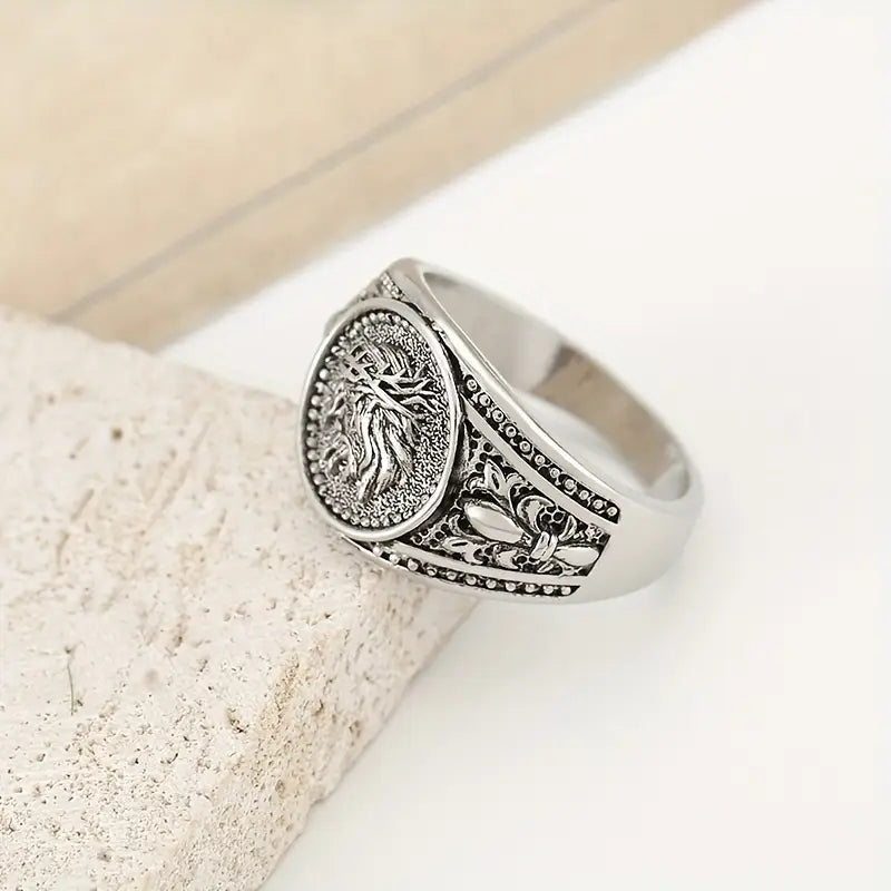 Vintage Crown of Thorns Jesus Ring