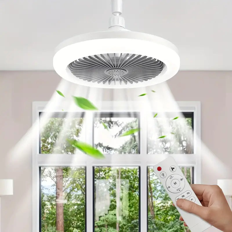 2-in-1 LED Ceiling Fan with Light