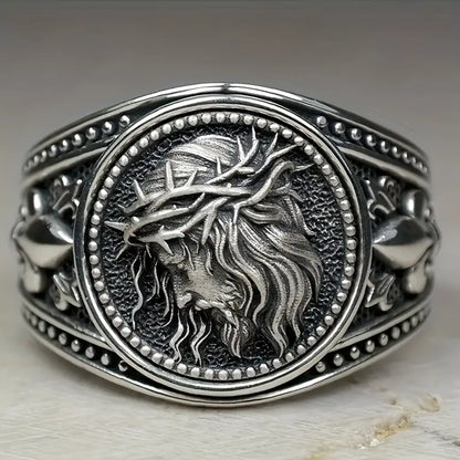 Vintage Crown of Thorns Jesus Ring