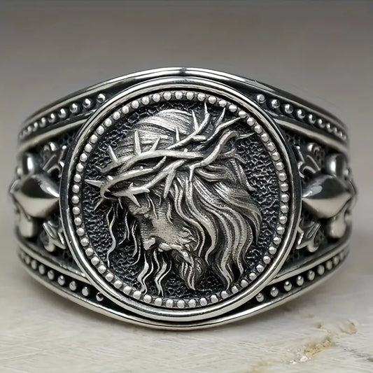 Vintage Crown of Thorns Jesus Ring