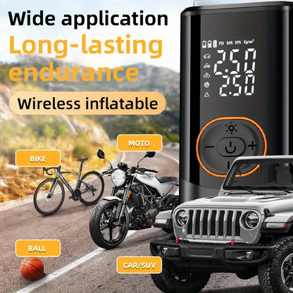 Portable Air Compressor with Digital Gauge