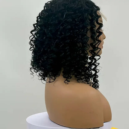 No-Glue Afro Curly Bob Wig