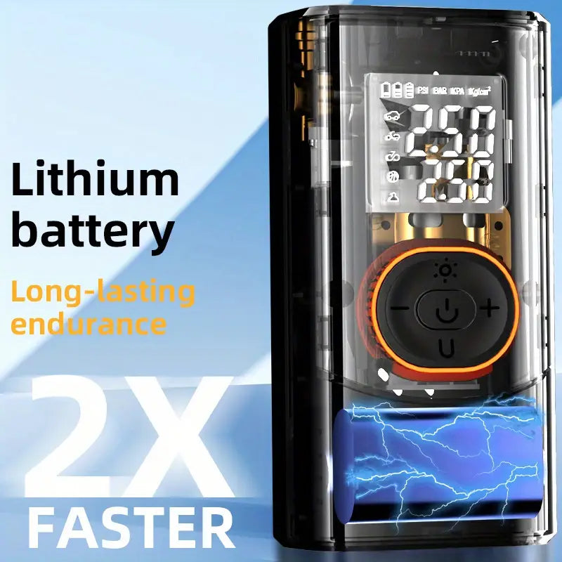 Portable Air Compressor with Digital Gauge