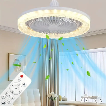 2-in-1 LED Ceiling Fan with Light