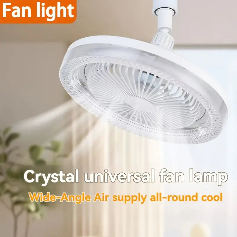 2-in-1 LED Ceiling Fan with Light
