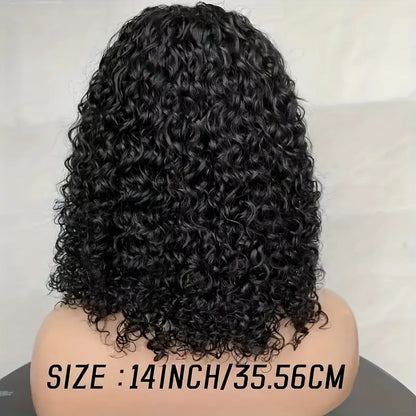 No-Glue Afro Curly Bob Wig